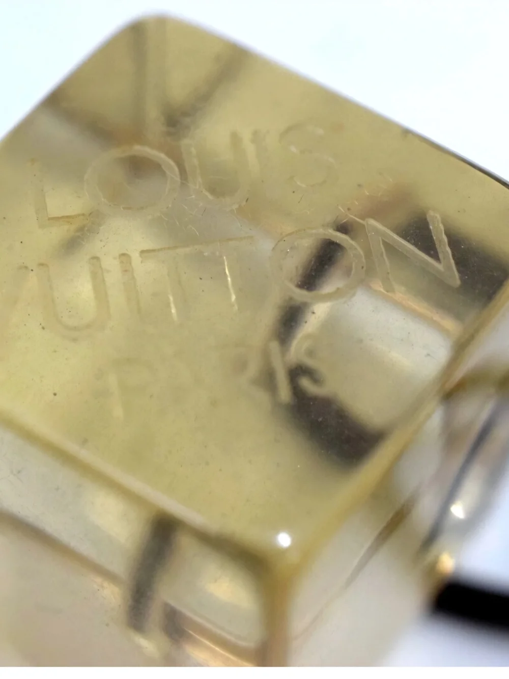 Louis Vuitton Elastine & Resin Cube Hair Tie (Scrunchie)